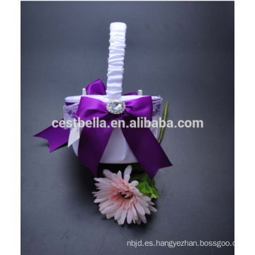 Cesta de la flor de la boda del bebé de la cesta baratos